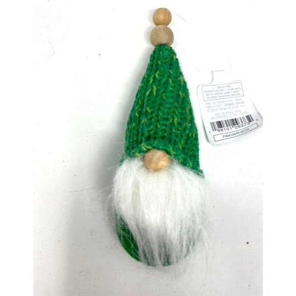 Target Gnome Sequined Knit Hat Christmas Tree Ornament Wondershop™ 6" Height - Picture 12 of 16
